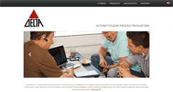 Desktop Screenshot of delta-automation.pl